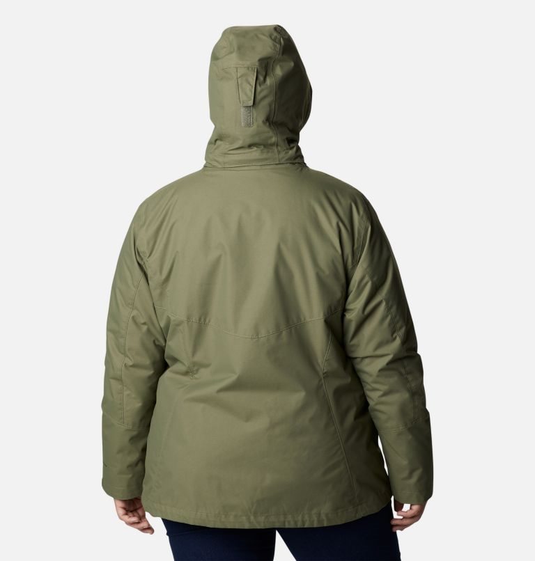 Women's Columbia Bugaboo II Interchange Fleece Jackets Olive | Plus Size CA-K513L